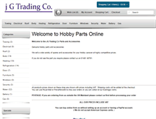 Tablet Screenshot of hobbyparts.co